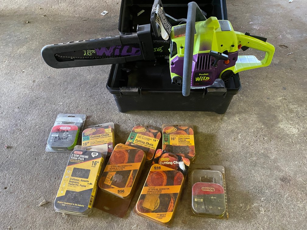 Poulan Wild Thing 18 Inch Chainsaw with Case
