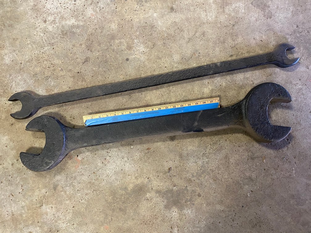 2-Large Metal Wrenches