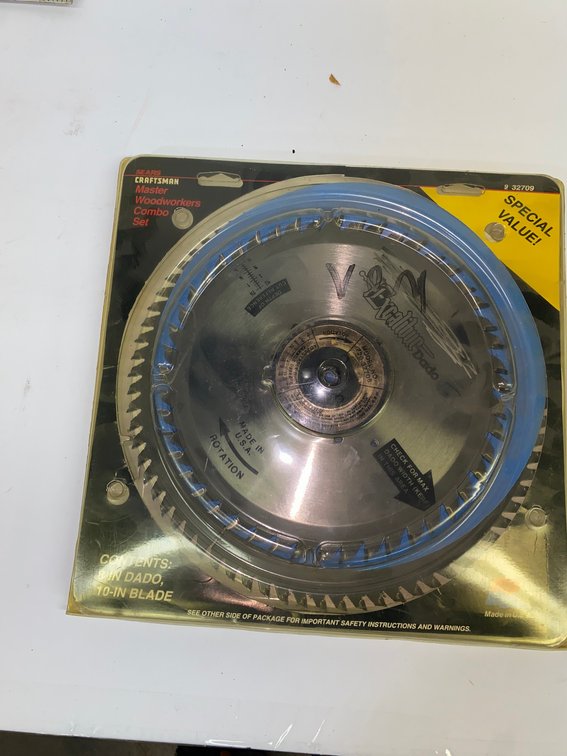 Craftsman Dado Set