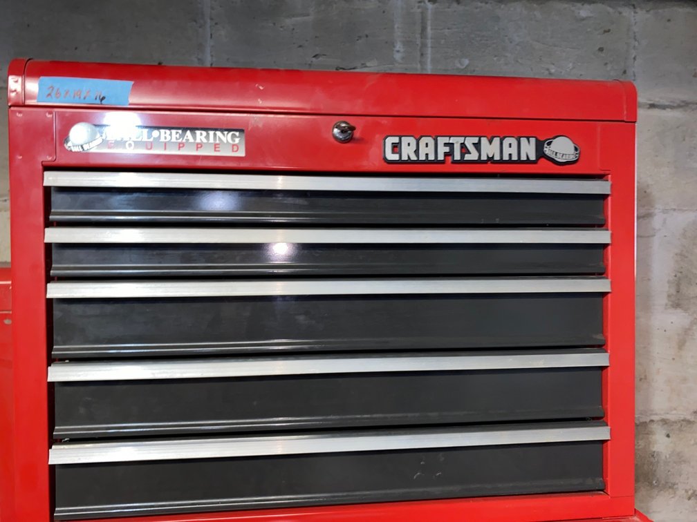Craftsman 26x19x16,  5 Drawer Tool Box Top