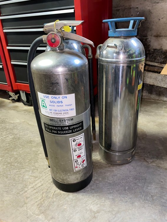 3-Stainless Steel Fire Extinguishers