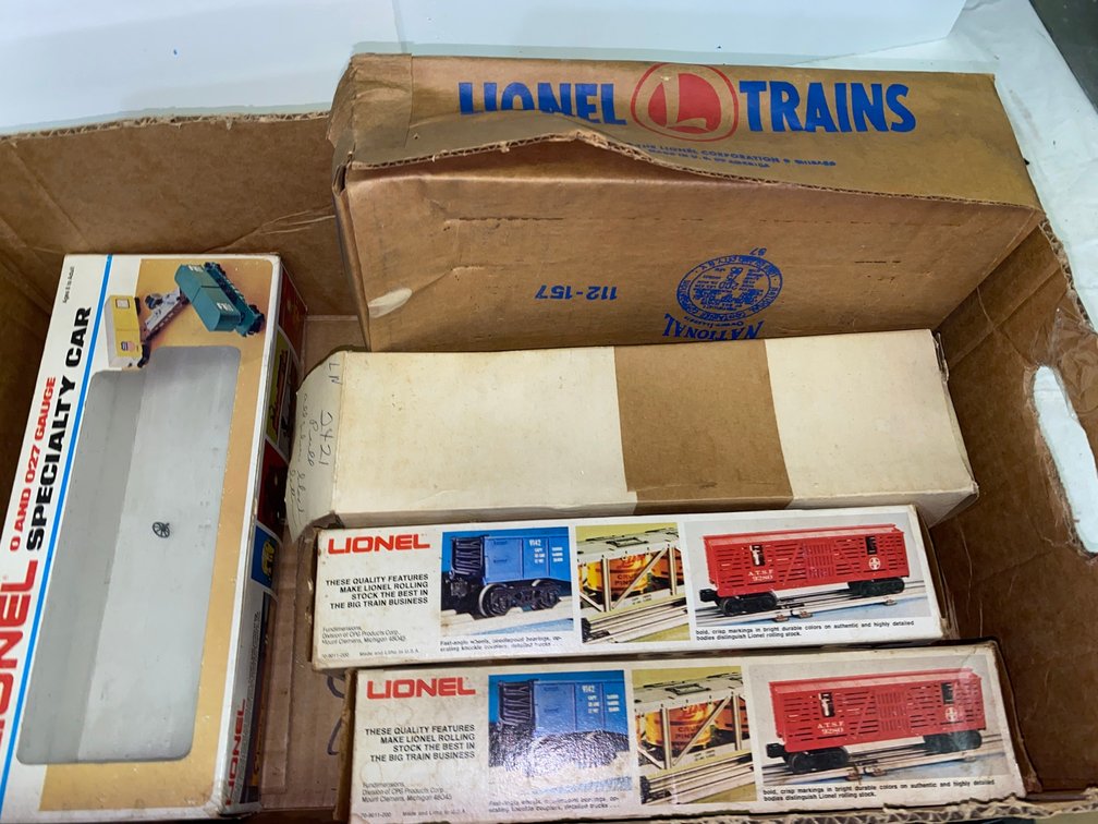 Empty Lionel Boxes