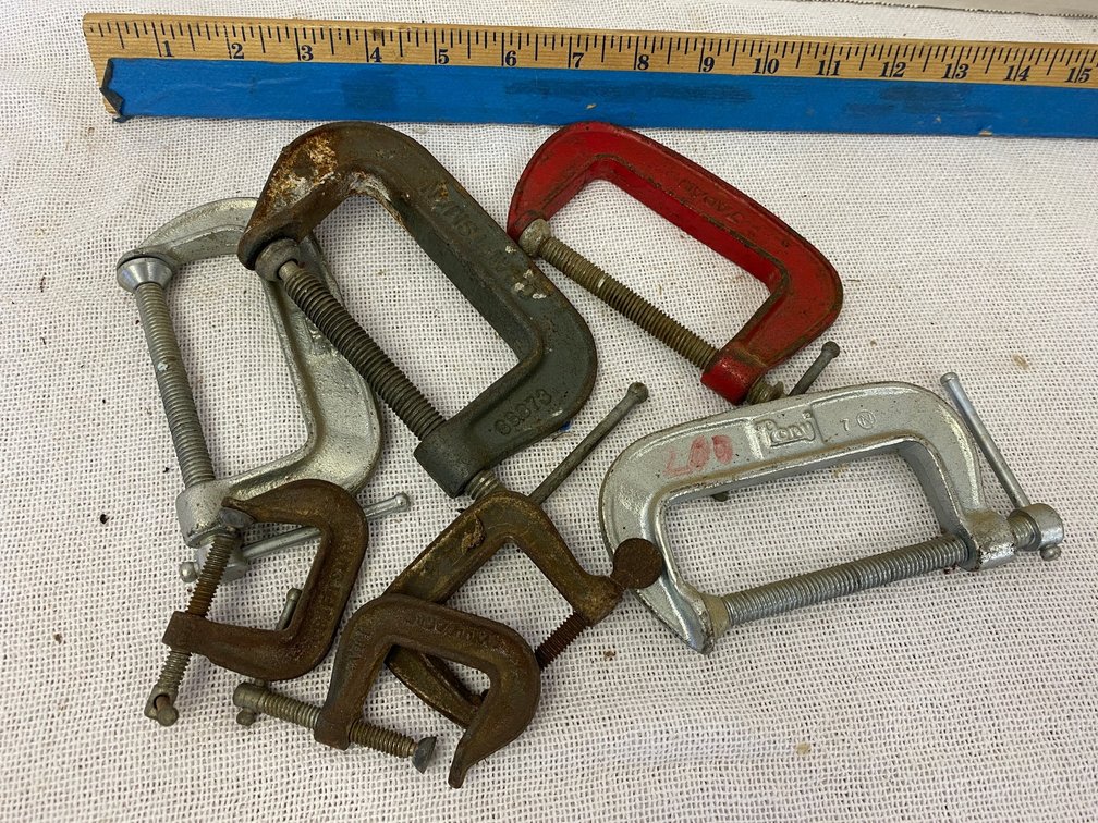 Assorted C Clamps