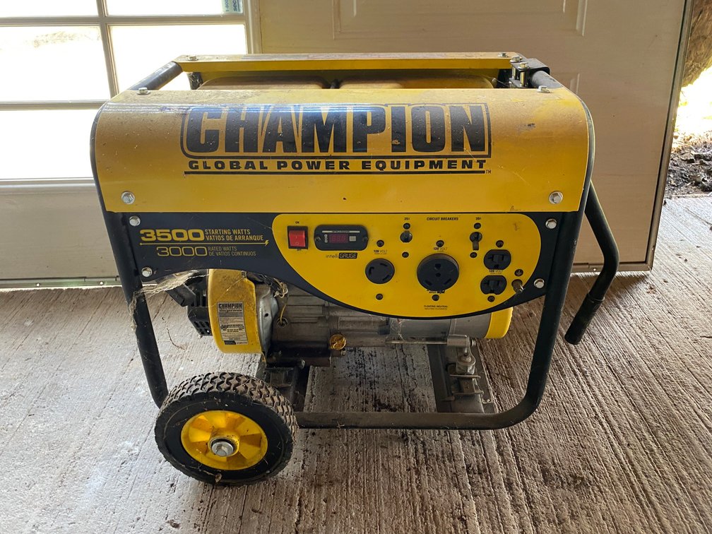 Champion Gas Powered Portable Generator, 3,500 Starting Watts