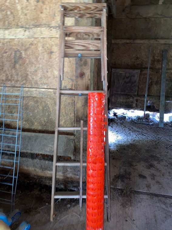 Fence, Wooden 6 Foot Step Ladder