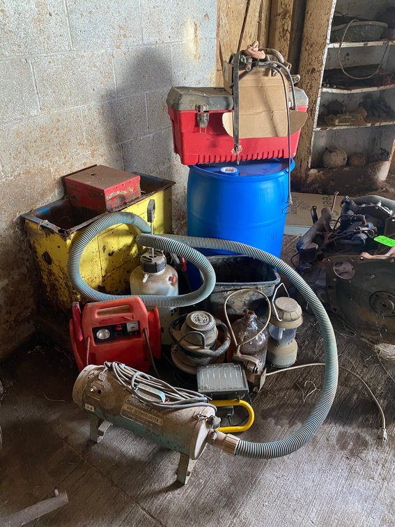 Tools, Plastic Barrel