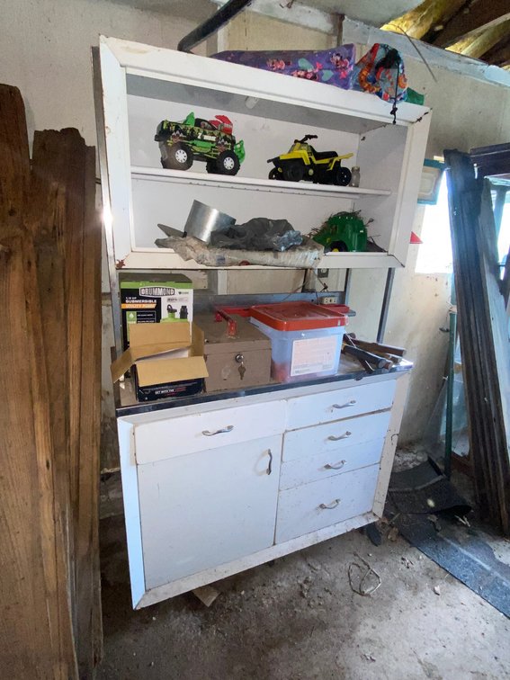 Cabinet and Contents