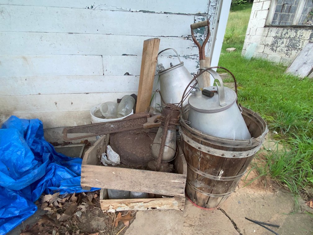 Contents of Right Side of Porch