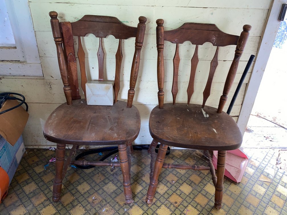 2-Wooden Chairs