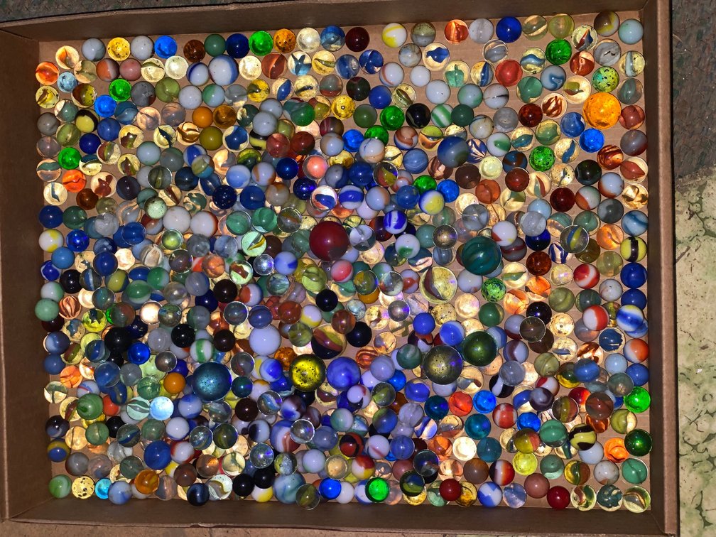 Flat of Marbles