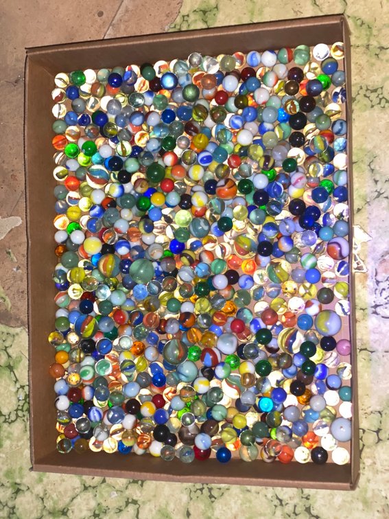 Flat of Marbles