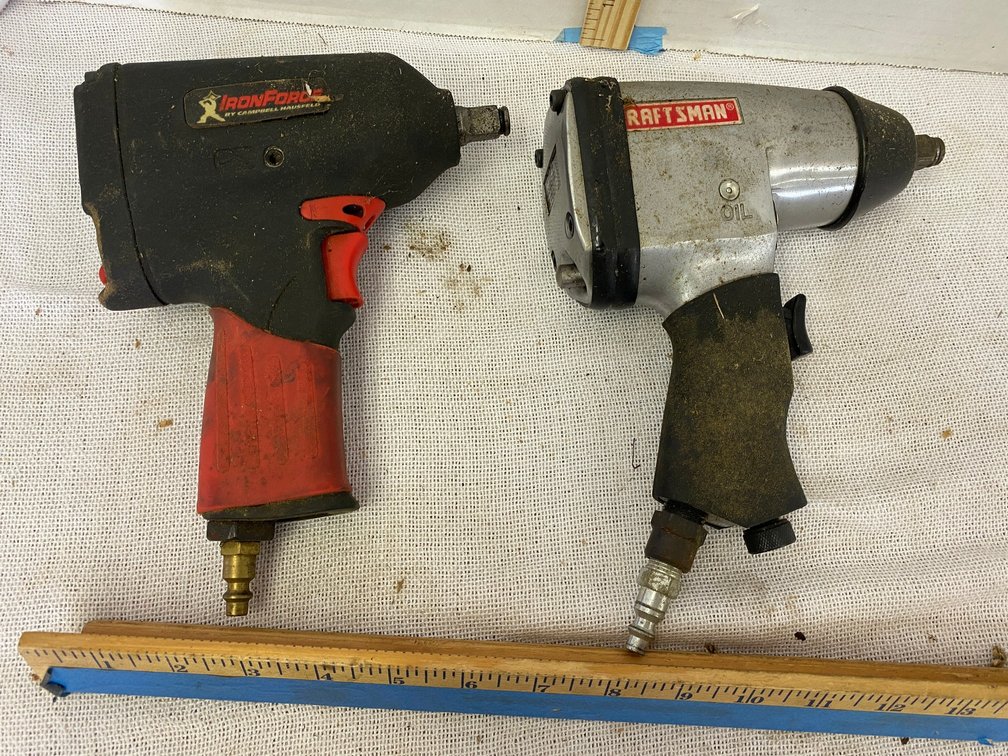 Craftsman and Iron Force Air Driven 1/2 inch Impact Wrenches