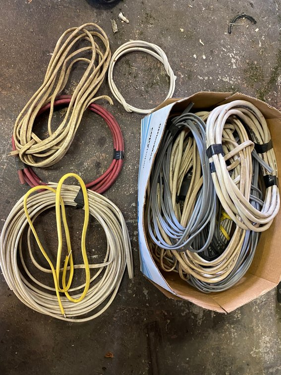 Box of Wire Pieces romax Etc.