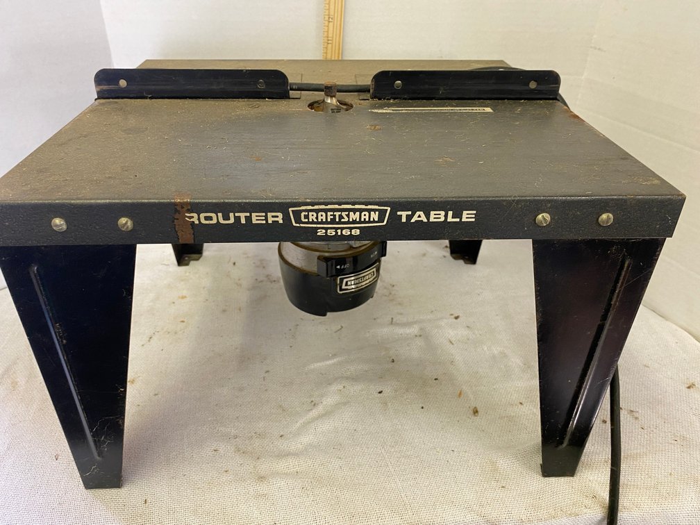 Craftsman Router on a Portable Craftsman Router Table