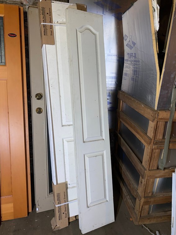2-Narrow Doors, 1-Pre-hung Narrow Door