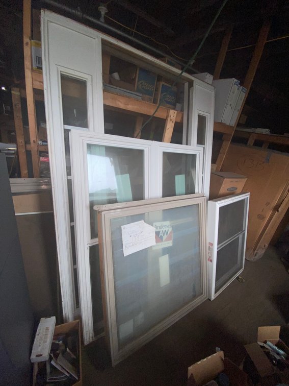 Prehung Door, 3 Prehung Windows