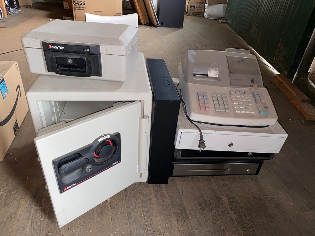 Safe, Lock Box, Cash register, money drawers