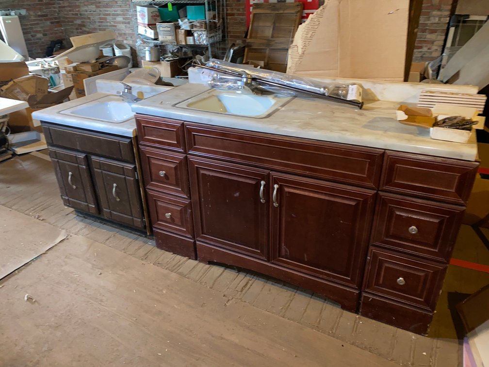 Counter Tops,  Sinks, Cabinets