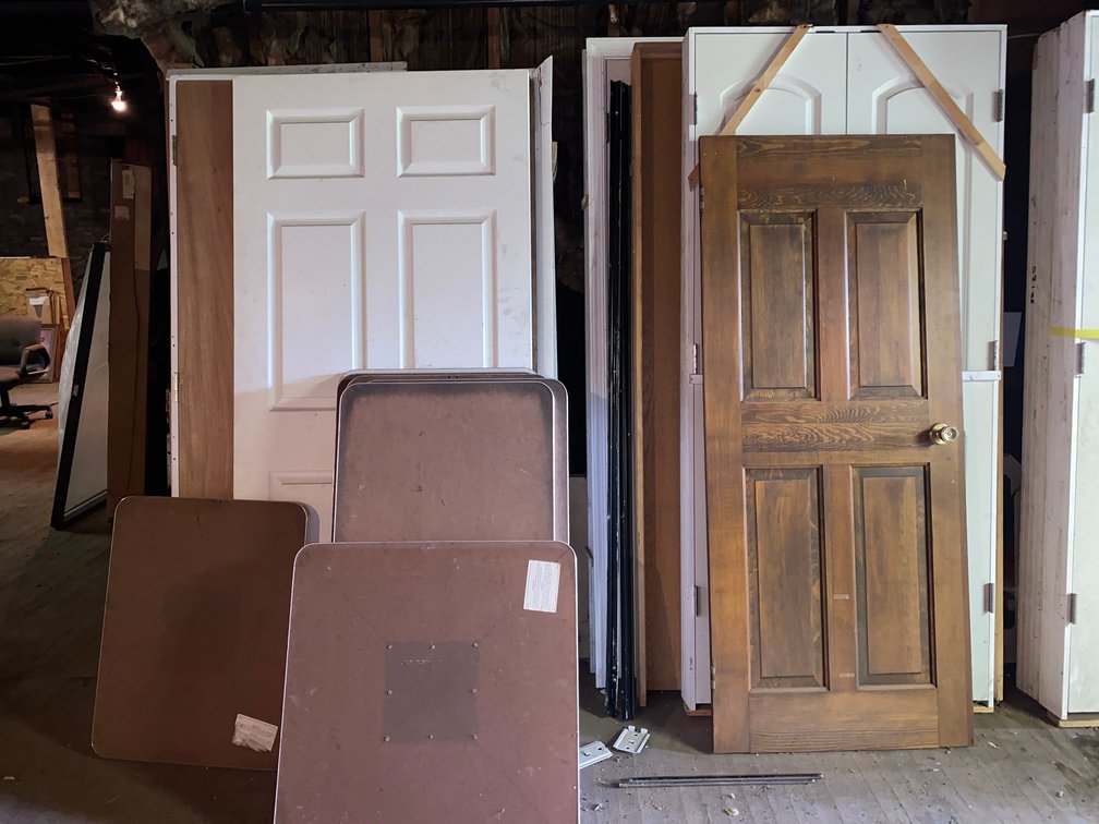 Assortment of Doors Some Pre-Hung- 8 in Total