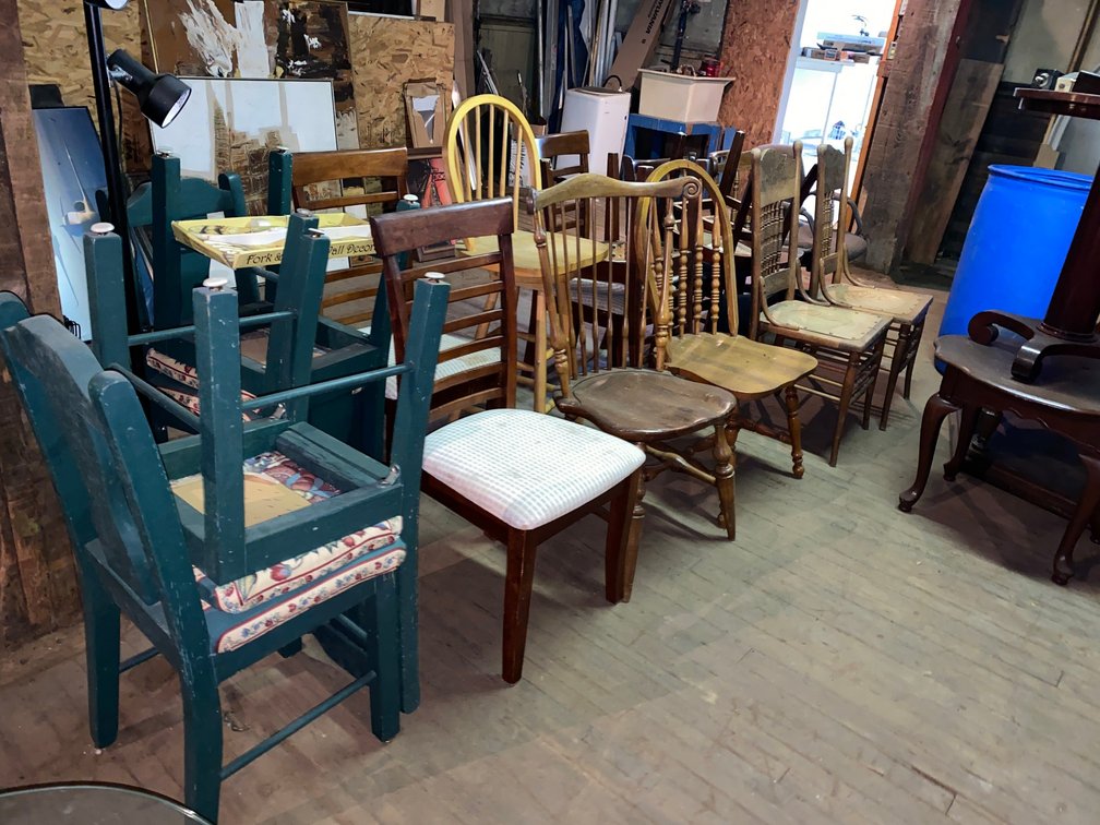 Assortment of chairs