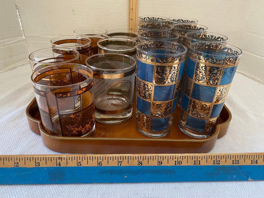 Collection of Mid Century Glassware