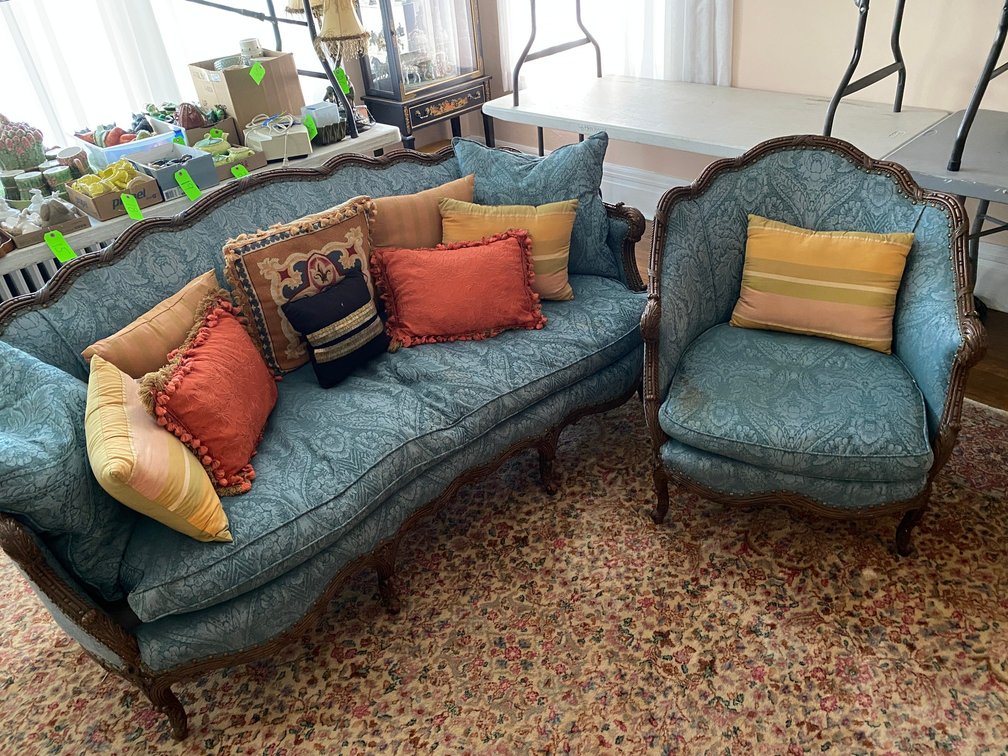 Matching Set of Sofa and Chair
