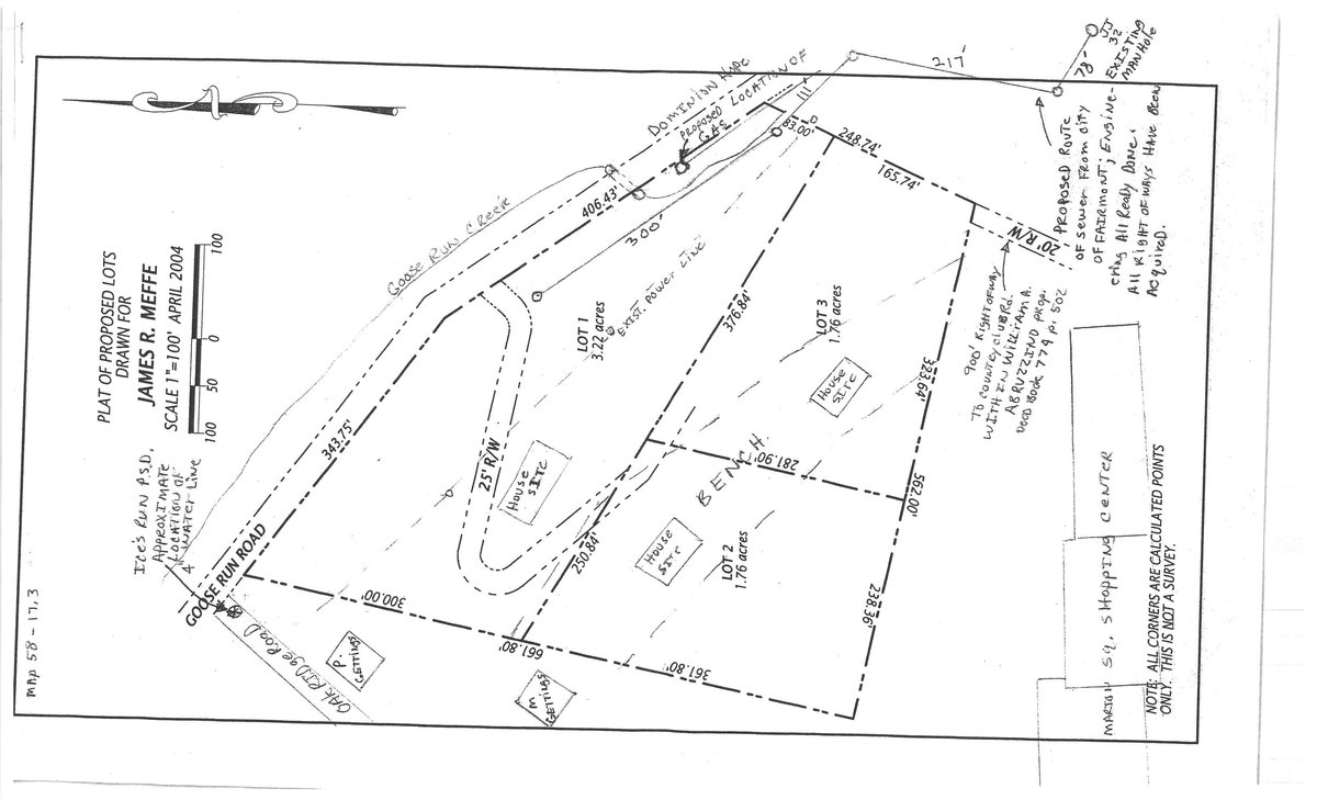 Image for SOLD $69,300 - 6.6 Acres on Goose Run Rd. in Fairmont
