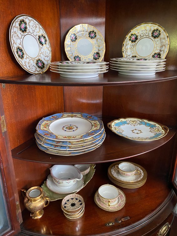 Contents of Corner Cabinet