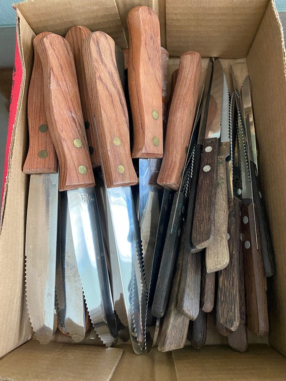 Mixed Collection of Steak Knives
