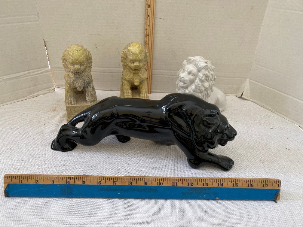 Collection of Lion Figures