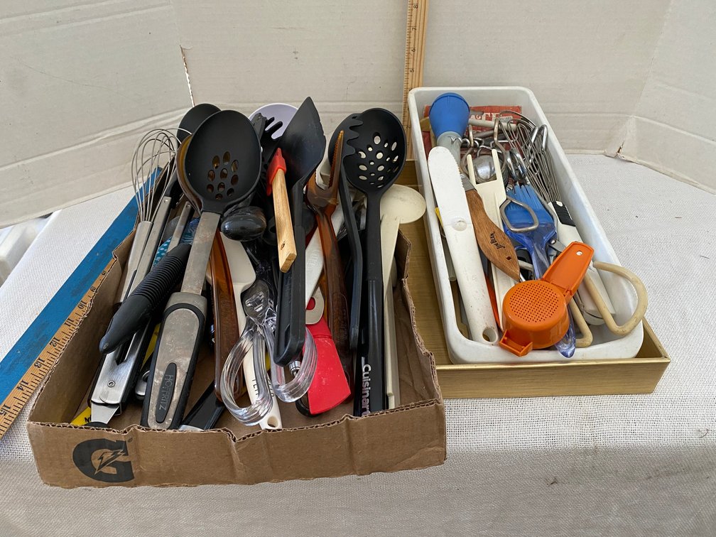 Large Collection of Misc. Serving Spoons, Kitchen Utensils