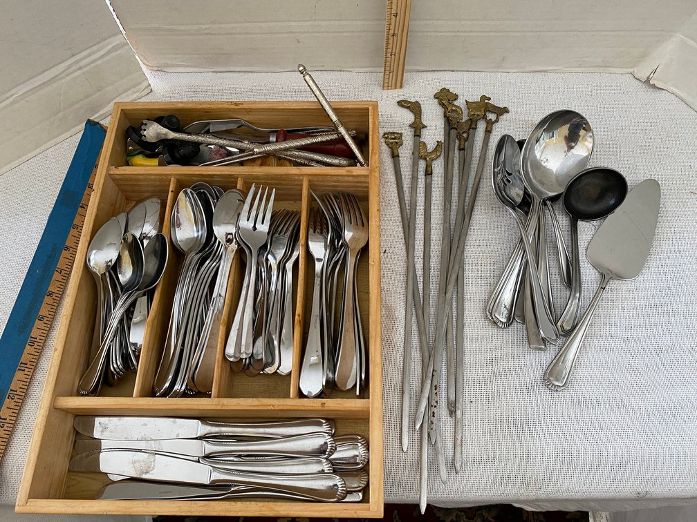 Collection of Serving Utensils, Silverware