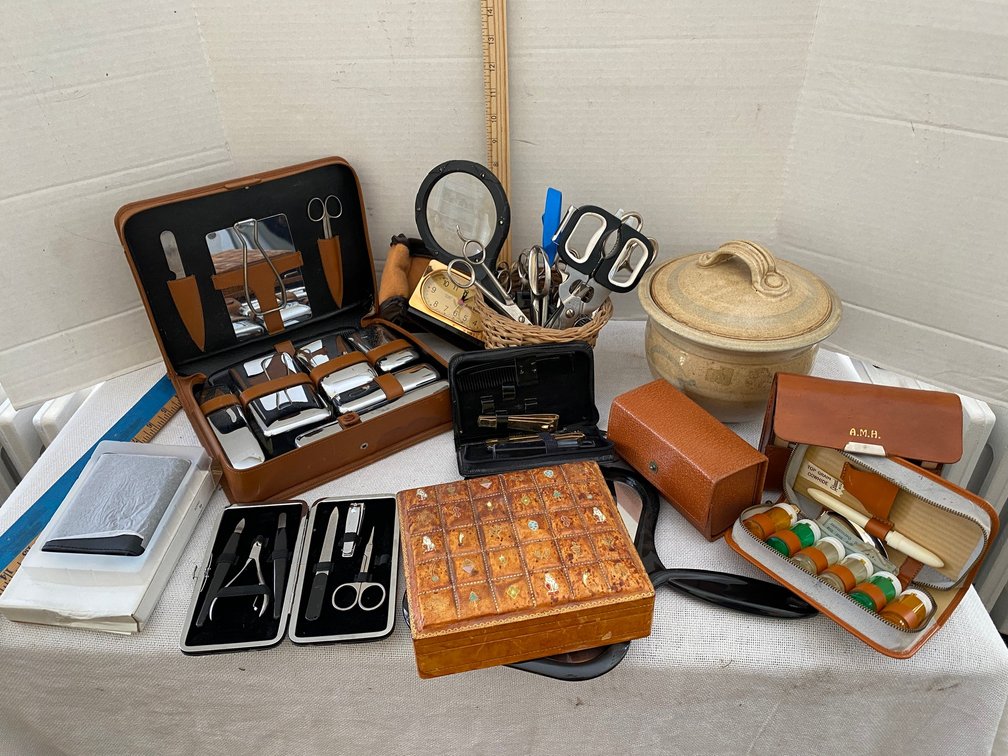 Large Collection of Men's Traveling Grooming Accessories