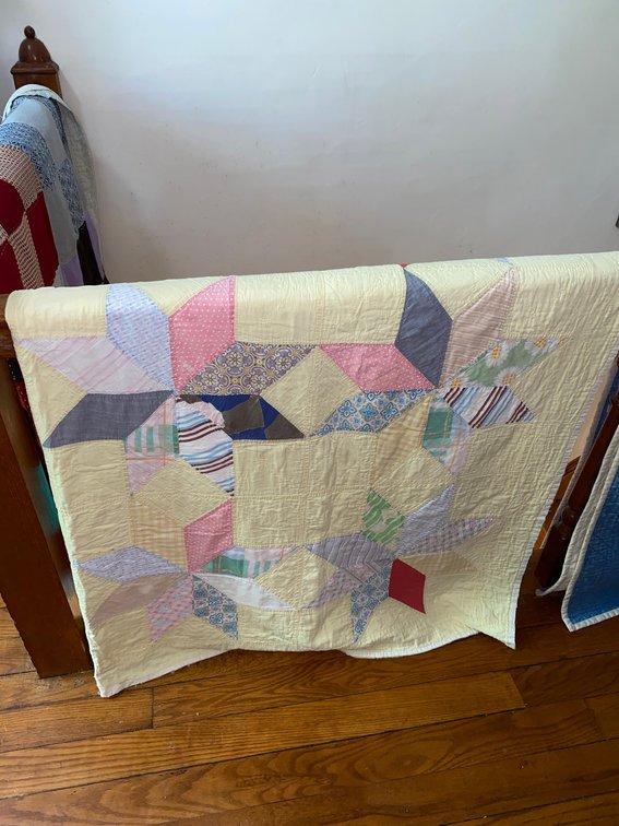 Hand stitched quilt