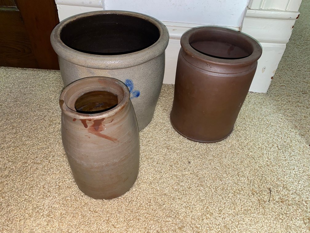 3 Stoneware pieces