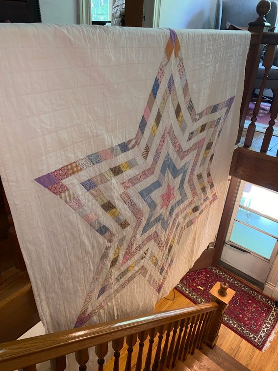 Hand stitched quilt