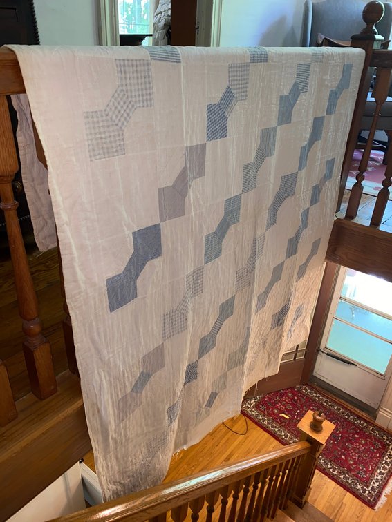 Hand stitched quilt
