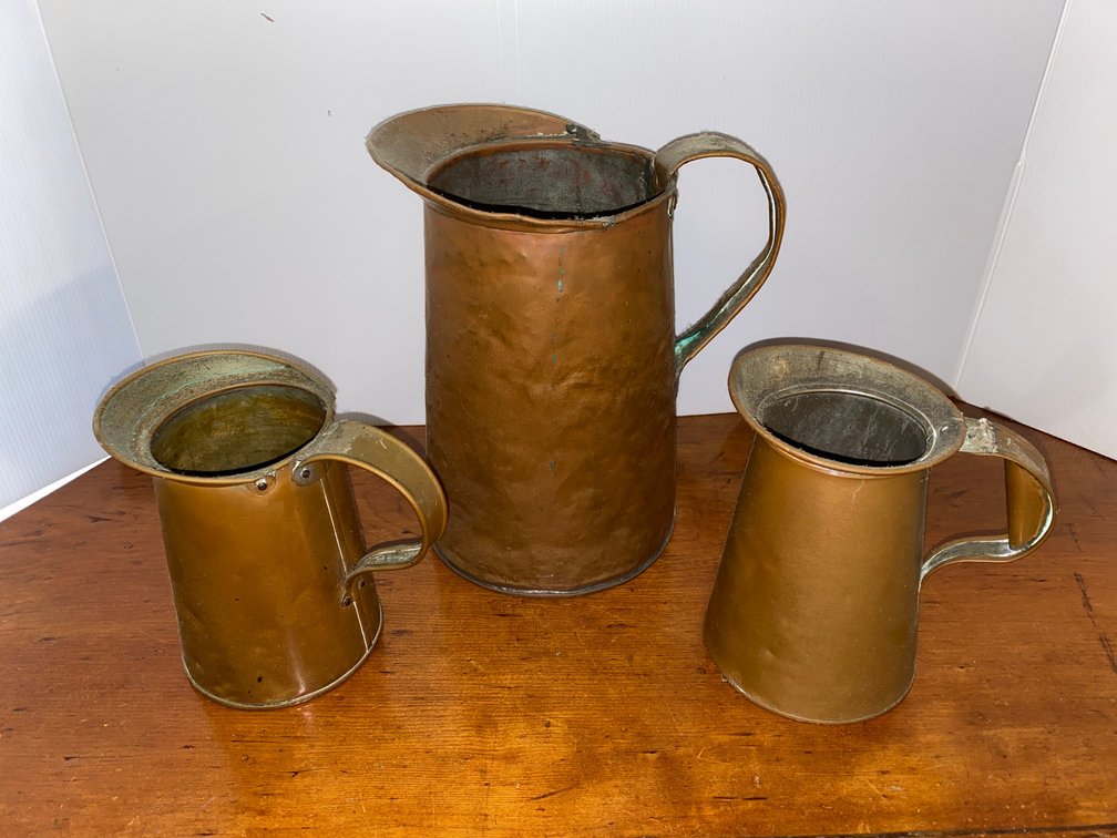 Copper pitcher