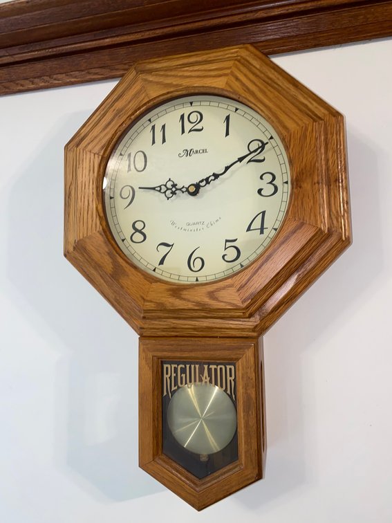 21" Regulator wall clock