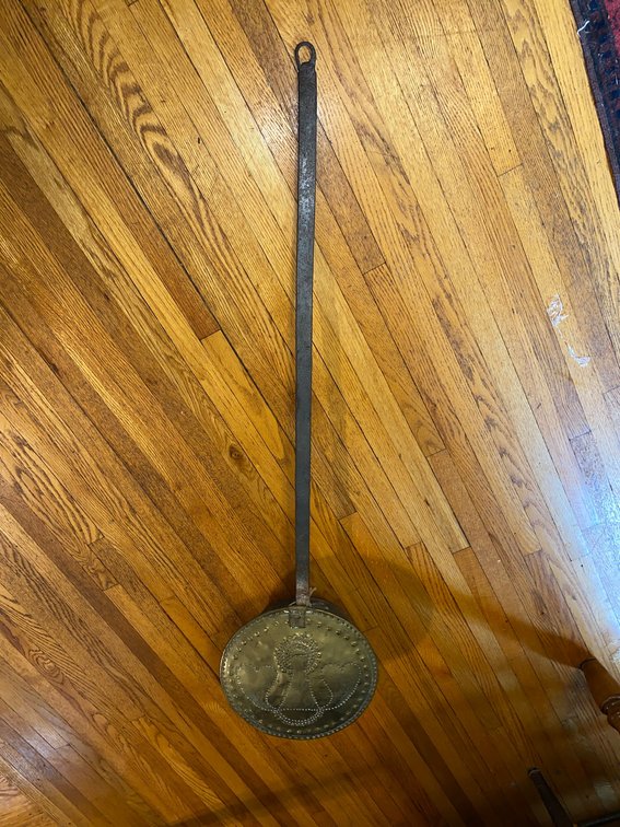 Antique Brass Warming pan