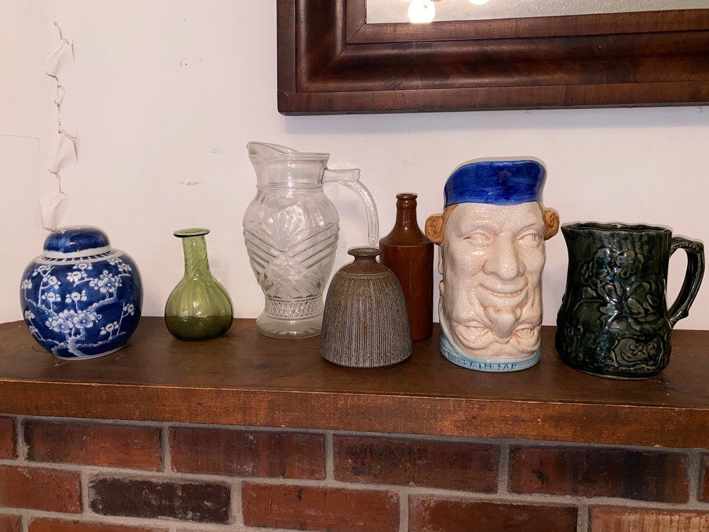 Collection of pottery and more