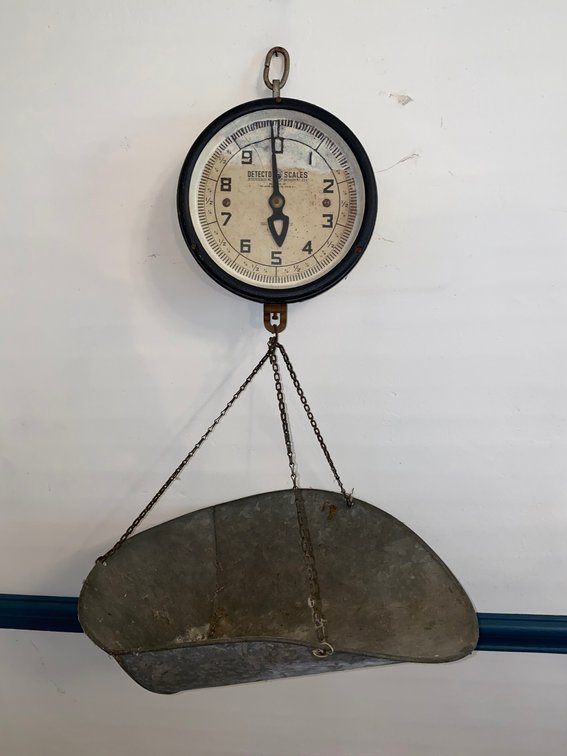 Detecto antique scales from Brooklyn, NY