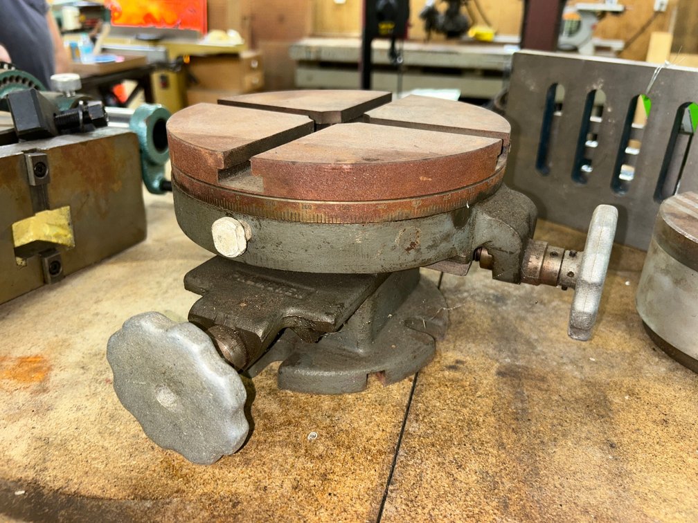 Vintage cross slide rotary table