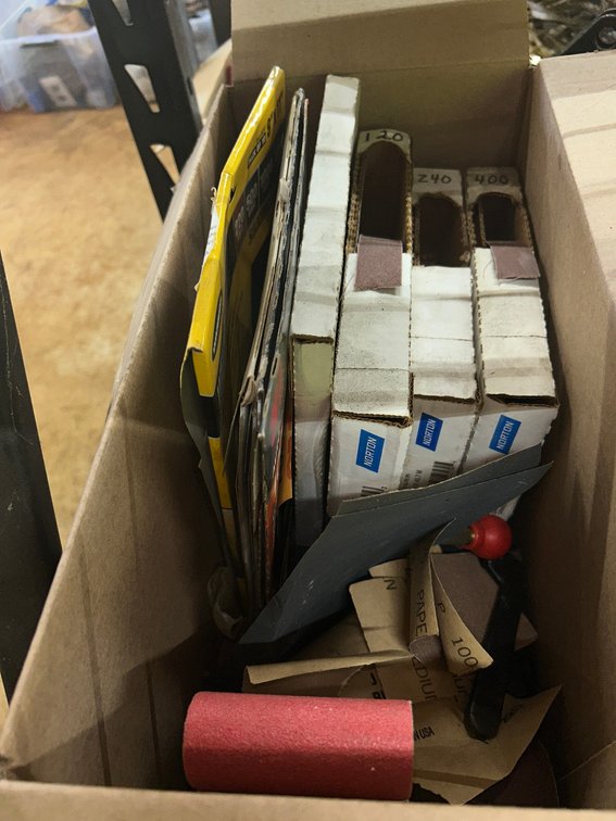 Selection of Emery Cloth , Sandpaper