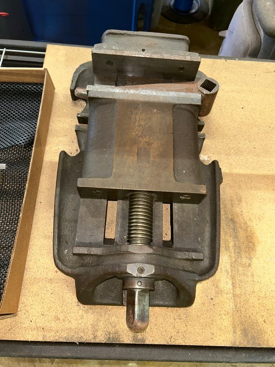 7 Inch Face Mill Vise 18 Inches Long, 11 Inches Wide