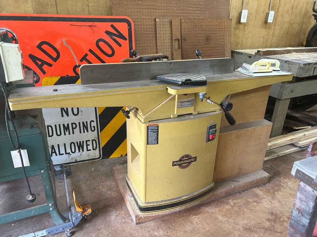 Powermatic 6 inch Jointer Model 54A, Cabinet  WITH Contents