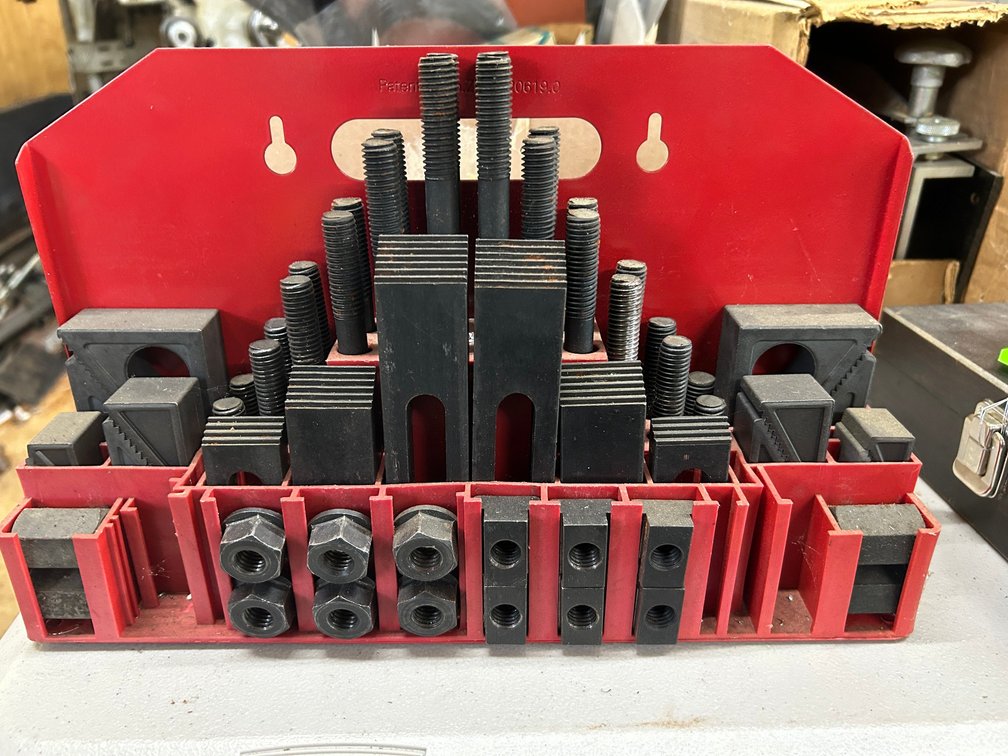 Milling Machine Hold Down Set 1/2 Inch