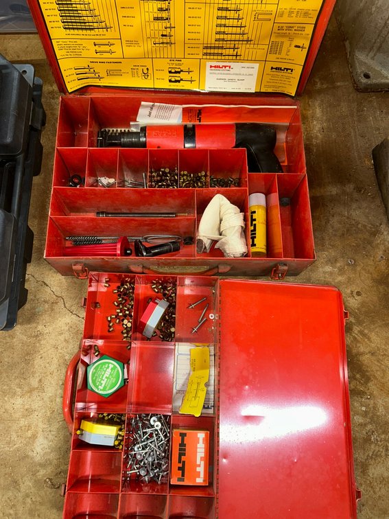 Hilti Piston drive tool with case