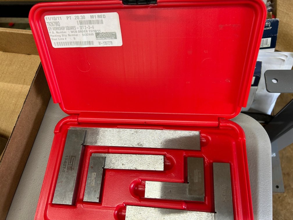 SPI Machinist Squares 2,3,4 Inch