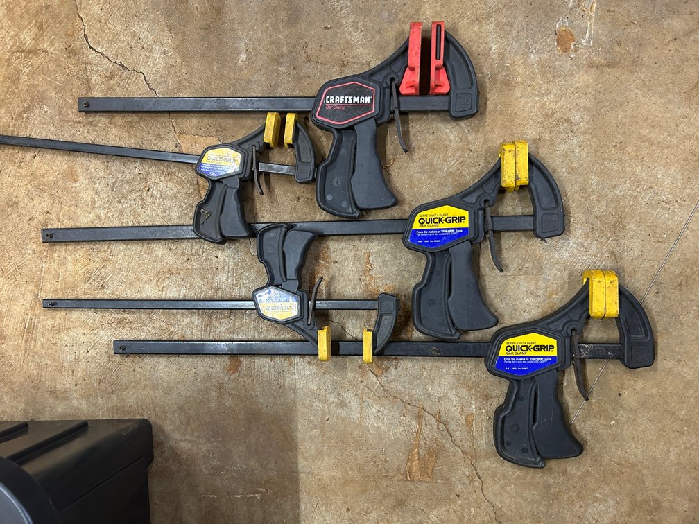 Quik Grip bar Clamps, and Craftsman